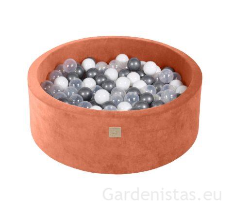 Pallimeri – punakaspruun (pallibassein 90x30cm+200 palli) Pallimered Gardenistas.eu 9