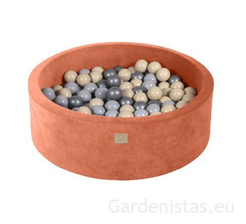 Pallimeri – punakaspruun (pallibassein 90x30cm+200 palli) Pallimered Gardenistas.eu 3