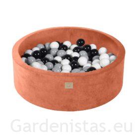 Pallimeri – punakaspruun (pallibassein 90x30cm+200 palli) Pallimered Gardenistas.eu 2