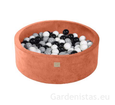 Pallimeri – punakaspruun (pallibassein 90x30cm+200 palli) Pallimered Gardenistas.eu 4