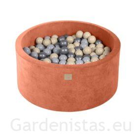 Pallimeri – punakaspruun (pallibassein 90x40cm+300 palli) Pallimered Gardenistas.eu 3