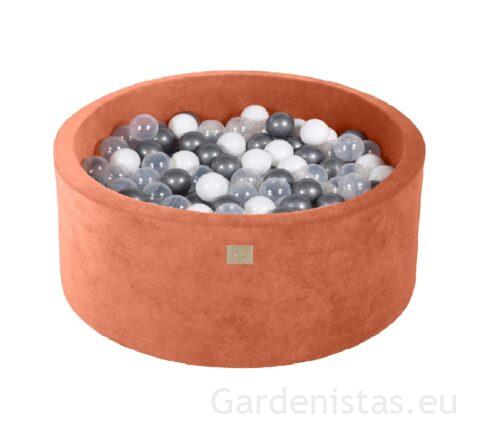 Pallimeri – punakaspruun (pallibassein 90x40cm+300 palli) Pallimered Gardenistas.eu 8
