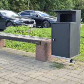 Prügikast “Oberon II” 80l Prügikastid Gardenistas.eu 2