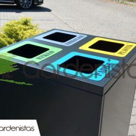 Jäätmeprügikast “Kuubik I 4x80l” Jäätmeprügikastid siseruumi 2 Jäätmeprügikast “Kuubik I 4x80l” Jäätmeprügikastid siseruumi Gardenistas.eu 2