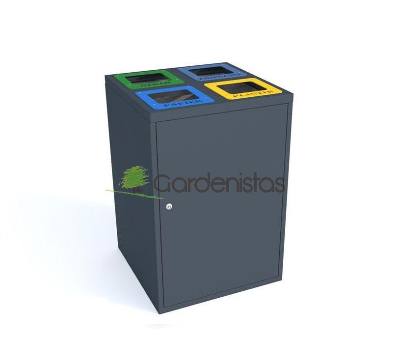 Jäätmeprügikast “Kuubik I 4x80l” Jäätmeprügikastid siseruumi Jäätmeprügikast “Kuubik I 4x80l” Jäätmeprügikastid siseruumi Gardenistas.eu