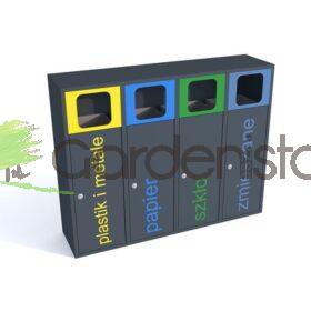 Jäätmeprügikast “Etna IV 4x40l” Jäätmeprügikastid väliruumi Jäätmeprügikast “Etna IV 4x40l” Jäätmeprügikastid väliruumi Gardenistas.eu