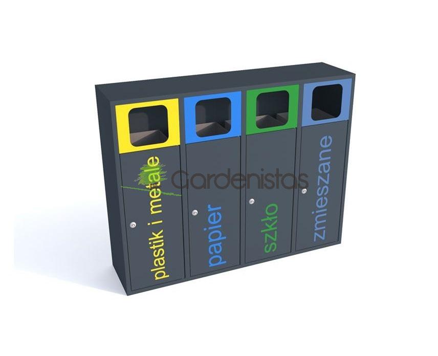 Jäätmeprügikast “Etna IV 4x40l” Jäätmeprügikastid väliruumi Jäätmeprügikast “Etna IV 4x40l” Jäätmeprügikastid väliruumi Gardenistas.eu