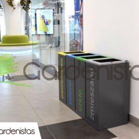 Jäätmeprügikast “Satis IV 4x60l” Jäätmeprügikastid siseruumi 2 Jäätmeprügikast “Satis IV 4x60l” Jäätmeprügikastid siseruumi Gardenistas.eu 2