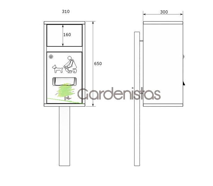 Prügikast “V” koerajäätmetele 30l Prügikastid lemmiklooma väljaheidetele 2 Prügikast “V” koerajäätmetele 30l Prügikastid lemmiklooma väljaheidetele Gardenistas.eu 2