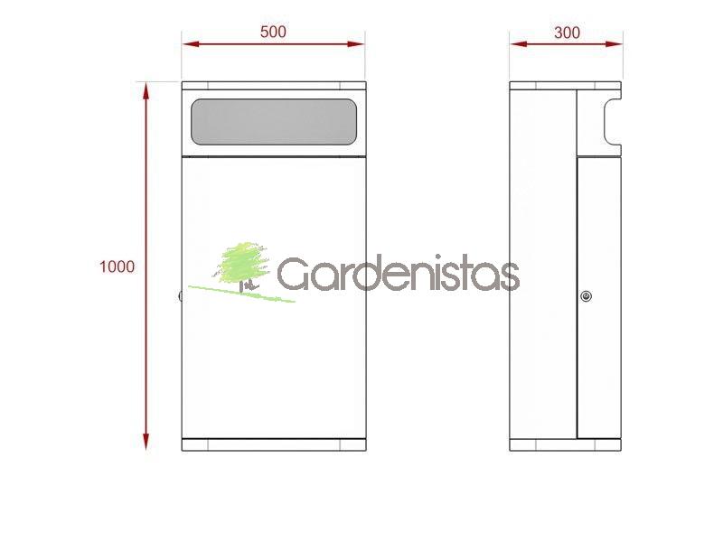Prügikast “Solaris II” 35l Prügikastid 4 Prügikast “Solaris II” 35l Prügikastid Gardenistas.eu 4