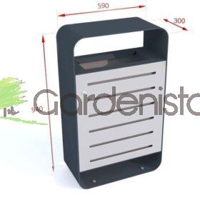 Prügikast “Tytan I” 75l Prügikastid 2 Prügikast “Tytan I” 75l Prügikastid Gardenistas.eu 2
