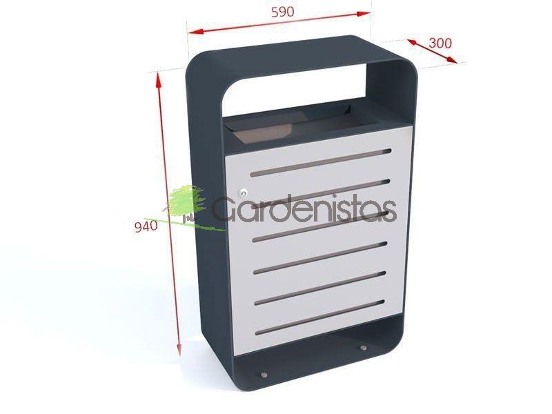 Prügikast “Tytan I” 75l Prügikastid 2 Prügikast “Tytan I” 75l Prügikastid Gardenistas.eu 2