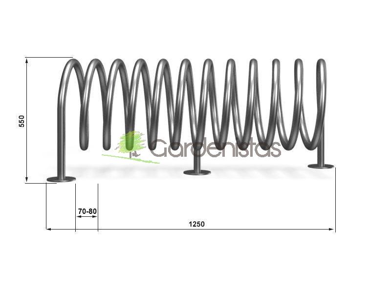 Jalgrattahoidja “VIRO PION 125cm” Jalgrattahoidjad 4 Jalgrattahoidja “VIRO PION 125cm” Jalgrattahoidjad Gardenistas.eu 4