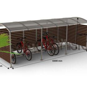 Jalgratta varjualune “Zorza” – 630 cm Jalgrataste varjualused/majad 2 Jalgratta varjualune “Zorza” – 630 cm Jalgrataste varjualused/majad Gardenistas.eu 2