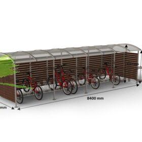 Jalgratta varjualune “Zorza” – 840 cm Jalgrataste varjualused/majad 2 Jalgratta varjualune “Zorza” – 840 cm Jalgrataste varjualused/majad Gardenistas.eu 2