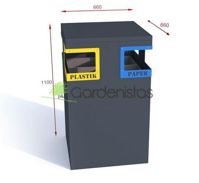 Jäätmeprügikast “Kuubik IX 4x80l” Jäätmeprügikastid väliruumi 2 Jäätmeprügikast “Kuubik IX 4x80l” Jäätmeprügikastid väliruumi Gardenistas.eu 2