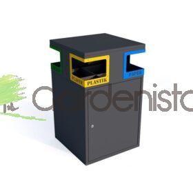 Jäätmeprügikast “Kuubik IX 4x80l” Jäätmeprügikastid väliruumi Jäätmeprügikast “Kuubik IX 4x80l” Jäätmeprügikastid väliruumi Gardenistas.eu