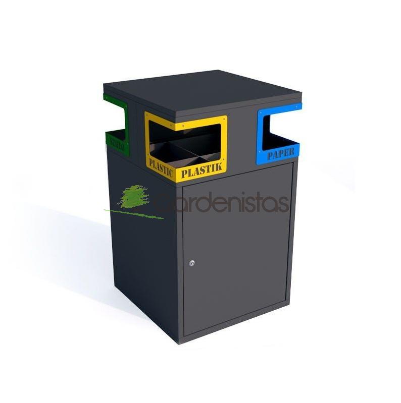 Jäätmeprügikast “Kuubik IX 4x80l” Jäätmeprügikastid väliruumi Jäätmeprügikast “Kuubik IX 4x80l” Jäätmeprügikastid väliruumi Gardenistas.eu