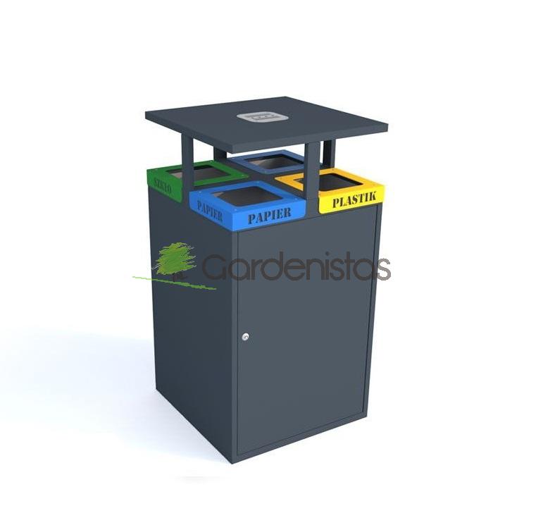 Jäätmeprügikast “Kuubik VIII 4x80l” – tuhatoosiga Jäätmeprügikastid väliruumi Jäätmeprügikast “Kuubik VIII 4x80l” – tuhatoosiga Jäätmeprügikastid väliruumi Gardenistas.eu