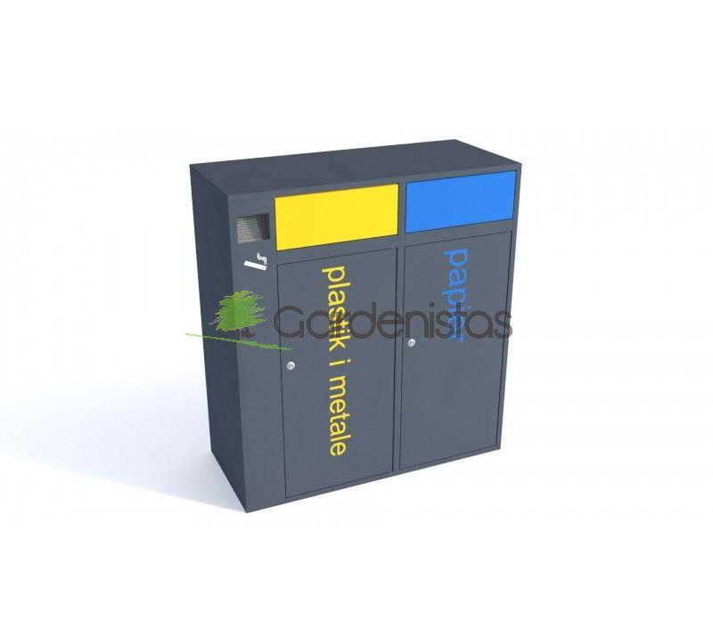 Jäätmeprügikast “Etna II 2x120l” – tuhatoosiga Jäätmeprügikastid väliruumi Jäätmeprügikast “Etna II 2x120l” – tuhatoosiga Jäätmeprügikastid väliruumi Gardenistas.eu