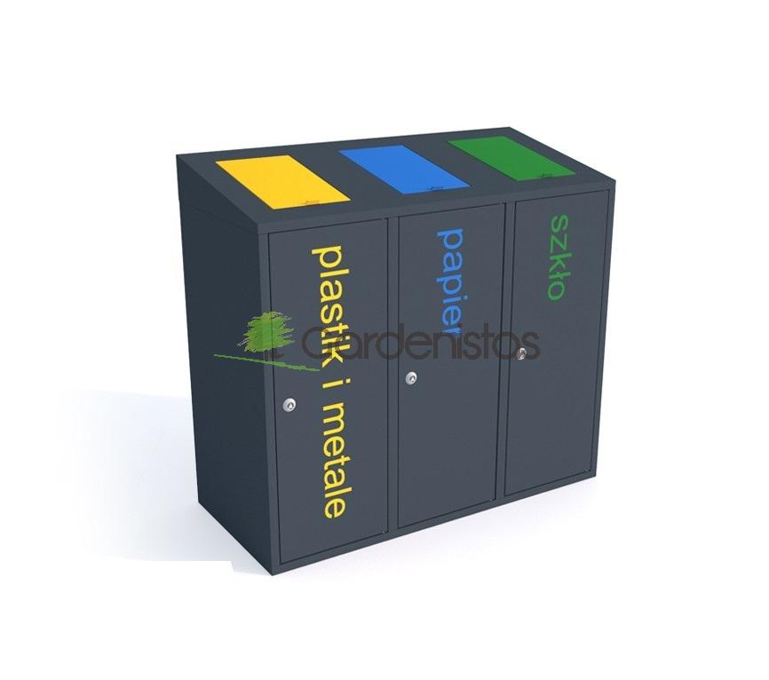 Jäätmeprügikast “Etna III 3x40l” – luukidega Jäätmeprügikastid väliruumi Jäätmeprügikast “Etna III 3x40l” – luukidega Jäätmeprügikastid väliruumi Gardenistas.eu