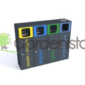 Jäätmeprügikast “Etna IV 4x40l” – tuhatoosiga Jäätmeprügikastid väliruumi Jäätmeprügikast “Etna IV 4x40l” – tuhatoosiga Jäätmeprügikastid väliruumi Gardenistas.eu