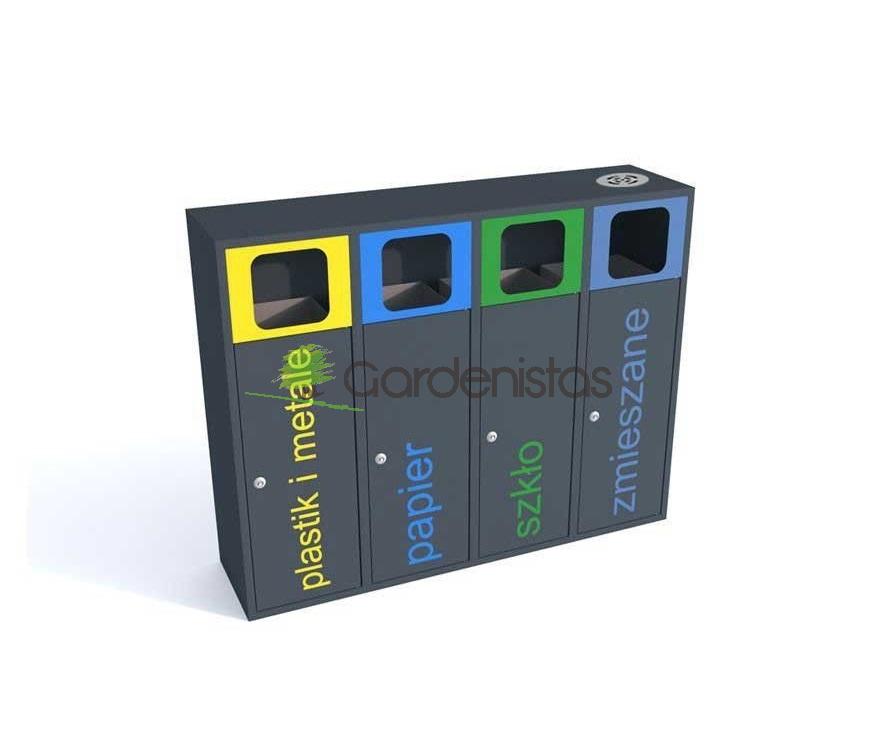 Jäätmeprügikast “Etna IV 4x40l” – tuhatoosiga Jäätmeprügikastid väliruumi Jäätmeprügikast “Etna IV 4x40l” – tuhatoosiga Jäätmeprügikastid väliruumi Gardenistas.eu