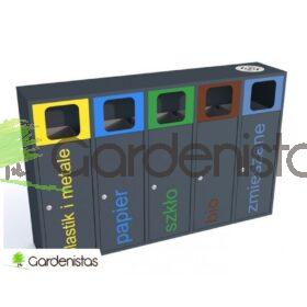 Jäätmeprügikast “Etna V 5x40l” – tuhatoosiga Jäätmeprügikastid väliruumi Jäätmeprügikast “Etna V 5x40l” – tuhatoosiga Jäätmeprügikastid väliruumi Gardenistas.eu