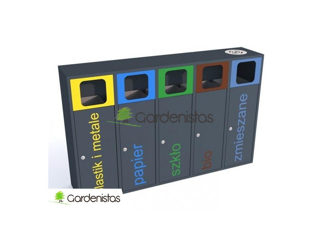 Jäätmeprügikast “Etna V 5x40l” – tuhatoosiga Jäätmeprügikastid väliruumi Jäätmeprügikast “Etna V 5x40l” – tuhatoosiga Jäätmeprügikastid väliruumi Gardenistas.eu