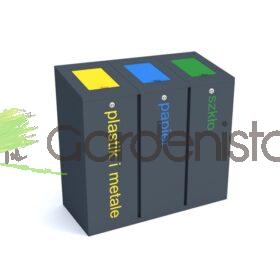 Jäätmeprügikast “Satis IIIb 3x60l” – luukidega Jäätmeprügikastid väliruumi Jäätmeprügikast “Satis IIIb 3x60l” – luukidega Jäätmeprügikastid väliruumi Gardenistas.eu