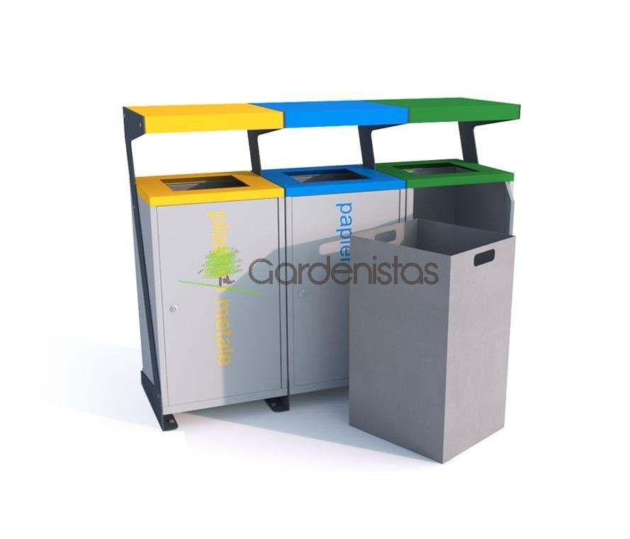 Jäätmeprügikast “Luna III 3x60l” Jäätmeprügikastid väliruumi 2 Jäätmeprügikast “Luna III 3x60l” Jäätmeprügikastid väliruumi Gardenistas.eu 2