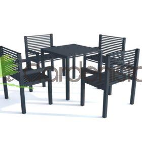 Piknikulaua komplekt “Toulouse II” Piknikulauad Piknikulaua komplekt “Toulouse II” Piknikulauad Gardenistas.eu