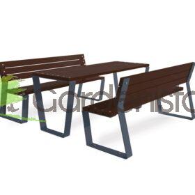 Piknikulaua komplekt “Rosa II” Piknikulauad Piknikulaua komplekt “Rosa II” Piknikulauad Gardenistas.eu