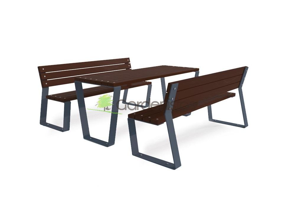 Piknikulaua komplekt “Rosa II” Piknikulauad Piknikulaua komplekt “Rosa II” Piknikulauad Gardenistas.eu