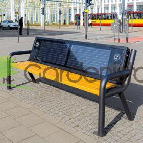 Pargipink “Helios” – päikesepatareiga Terasest pargipingid Pargipink “Helios” – päikesepatareiga Terasest pargipingid Gardenistas.eu