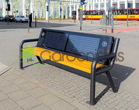 Pargipink “Helios” – päikesepatareiga Terasest pargipingid Pargipink “Helios” – päikesepatareiga Terasest pargipingid Gardenistas.eu