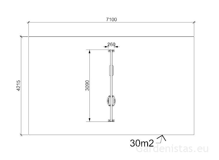 Kiigeraam DOUBLE SWING Kiigeraamid 2 Kiigeraam DOUBLE SWING Kiigeraamid Gardenistas.eu 2