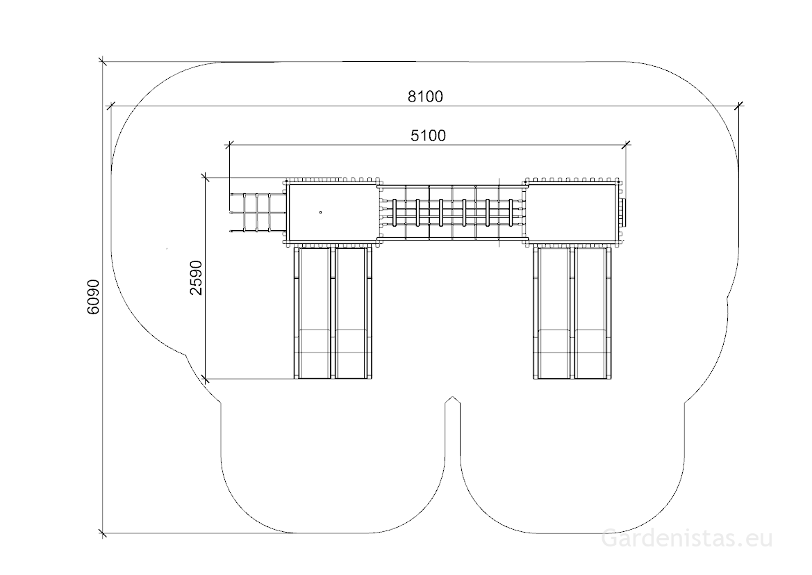 Mänguväljak DORY 2 Mänguväljakud 3-12 a. 2 Mänguväljak DORY 2 Mänguväljakud 3-12 a. Gardenistas.eu 2