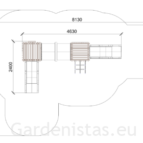 Mänguväljak EVA Mänguväljakud 3-12 a. 2 Mänguväljak EVA Mänguväljakud 3-12 a. Gardenistas.eu 2