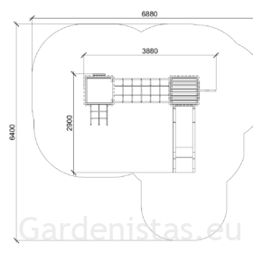 Mänguväljak PEZO Mänguväljakud 3-12 a. 2 Mänguväljak PEZO Mänguväljakud 3-12 a. Gardenistas.eu 2