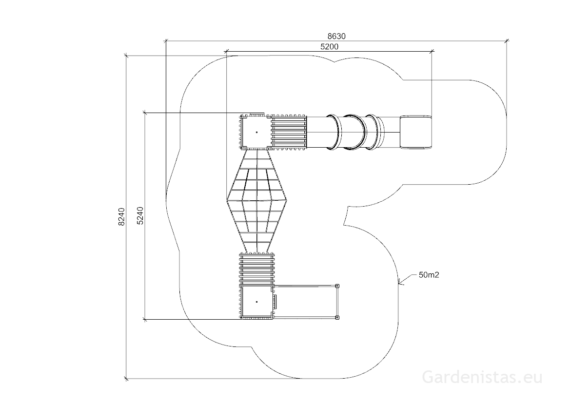 Mänguväljak GORA Mänguväljakud 3-12 a. 2 Mänguväljak GORA Mänguväljakud 3-12 a. Gardenistas.eu 2