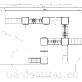 Mänguväljak ELON Mänguväljakud 3-12 a. 2 Mänguväljak ELON Mänguväljakud 3-12 a. Gardenistas.eu 2