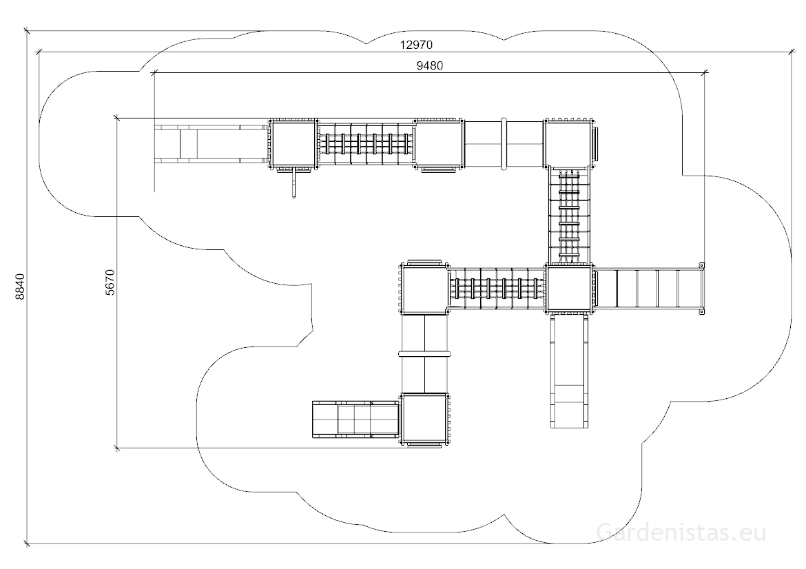 Mänguväljak ELON Mänguväljakud 3-12 a. 2 Mänguväljak ELON Mänguväljakud 3-12 a. Gardenistas.eu 2