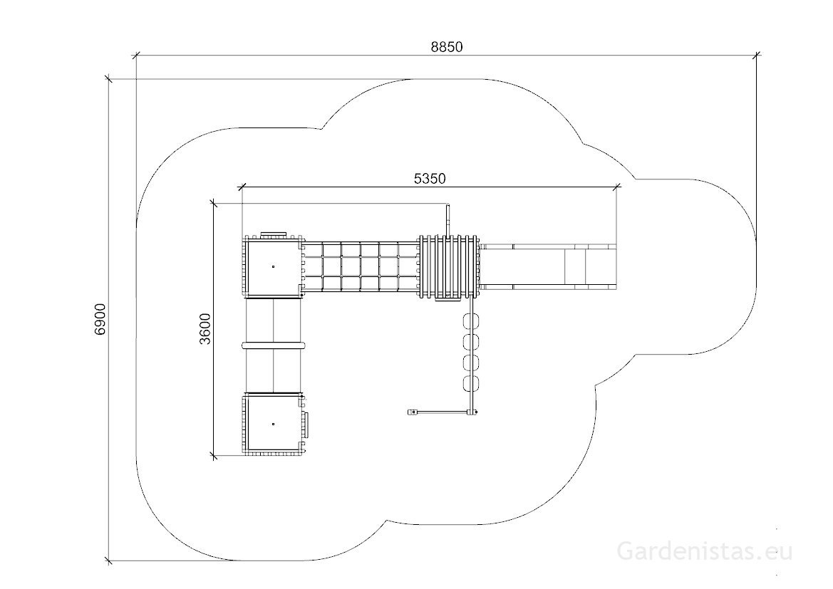 Mänguväljak ZAZU Mänguväljakud 3-12 a. 4 Mänguväljak ZAZU Mänguväljakud 3-12 a. Gardenistas.eu 4