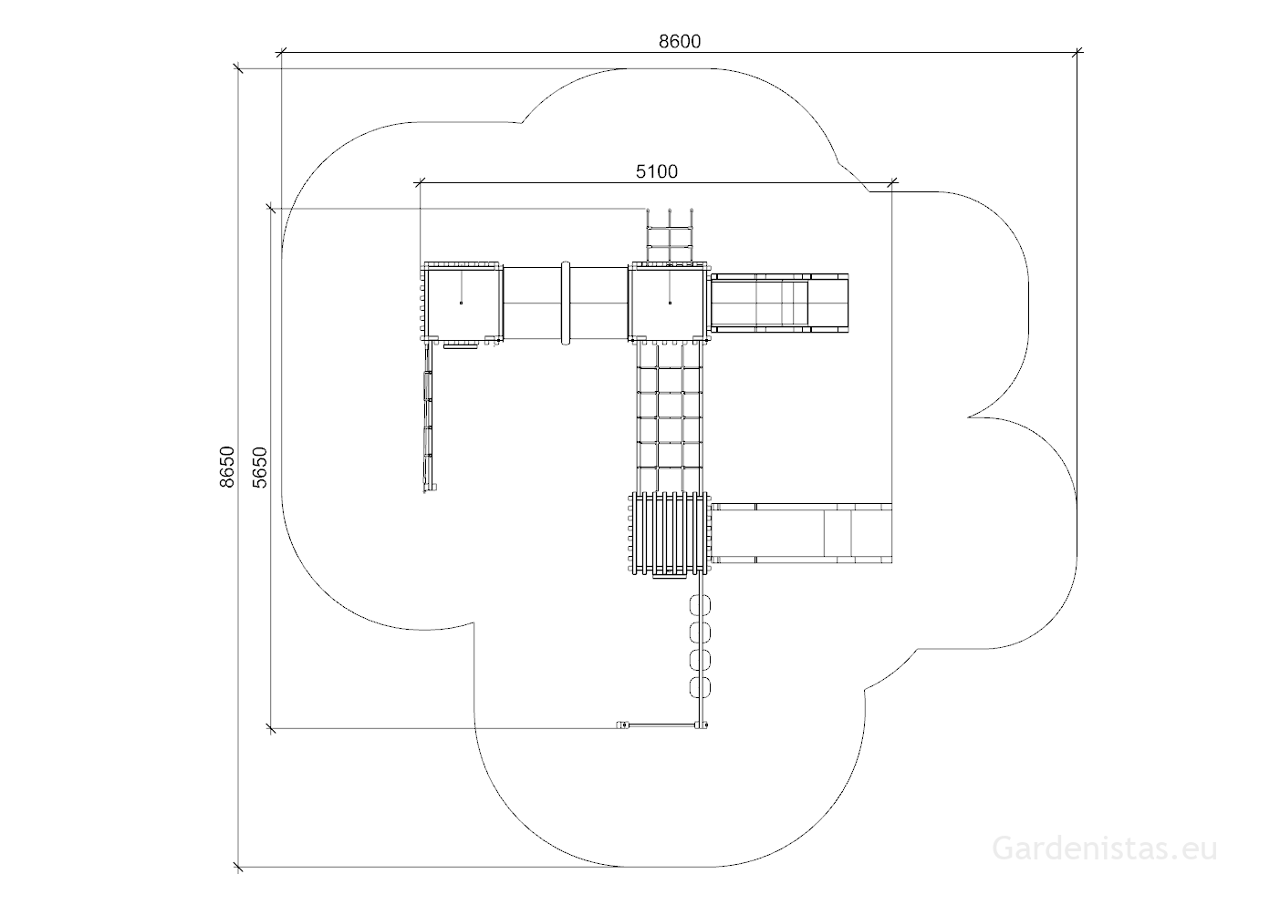 Mänguväljak TORA Mänguväljakud 3-12 a. 3 Mänguväljak TORA Mänguväljakud 3-12 a. Gardenistas.eu 3