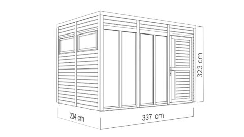 Aiamaja Cubus 3 Office (7.87 m2) Aiamajad Gardenistas.eu 29