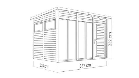 Aiamaja Pentus 3 Office (7.87 m2) Aiamajad Gardenistas.eu 32