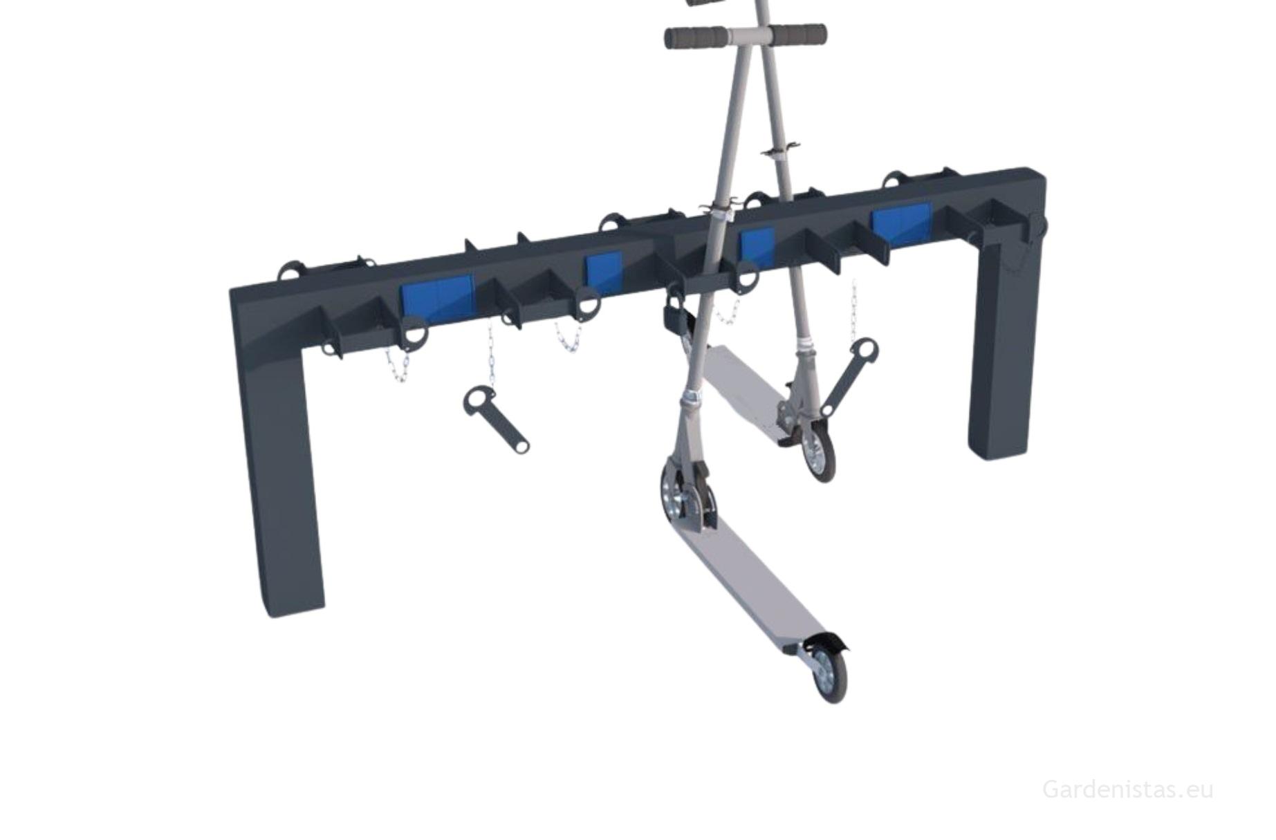 Tõukerattahoidja laadimispesadega Tõukerattahoidjad Tõukerattahoidja laadimispesadega Tõukerattahoidjad Gardenistas.eu