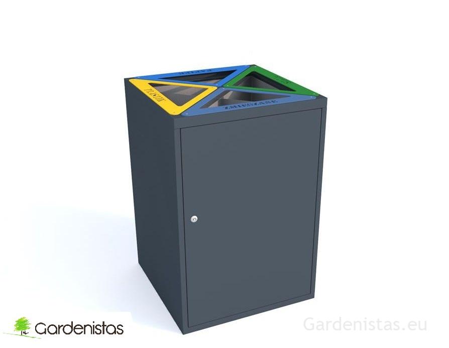 Jäätmeprügikast “Kuubik V 4x80l” Jäätmeprügikastid siseruumi Jäätmeprügikast “Kuubik V 4x80l” Jäätmeprügikastid siseruumi Gardenistas.eu