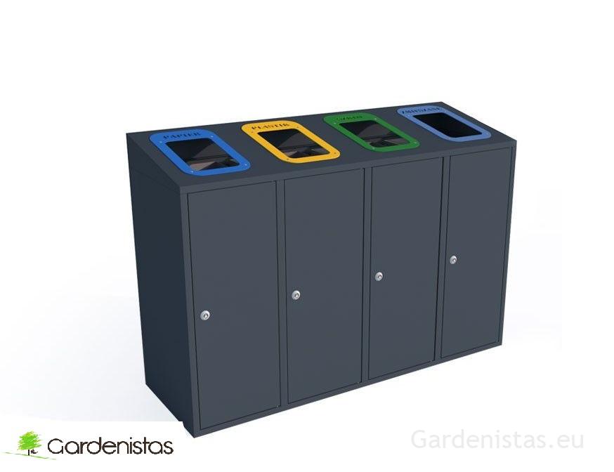 Jäätmeprügikast “Etna IV kaldega 4x80l” Jäätmeprügikastid siseruumi Jäätmeprügikast “Etna IV kaldega 4x80l” Jäätmeprügikastid siseruumi Gardenistas.eu